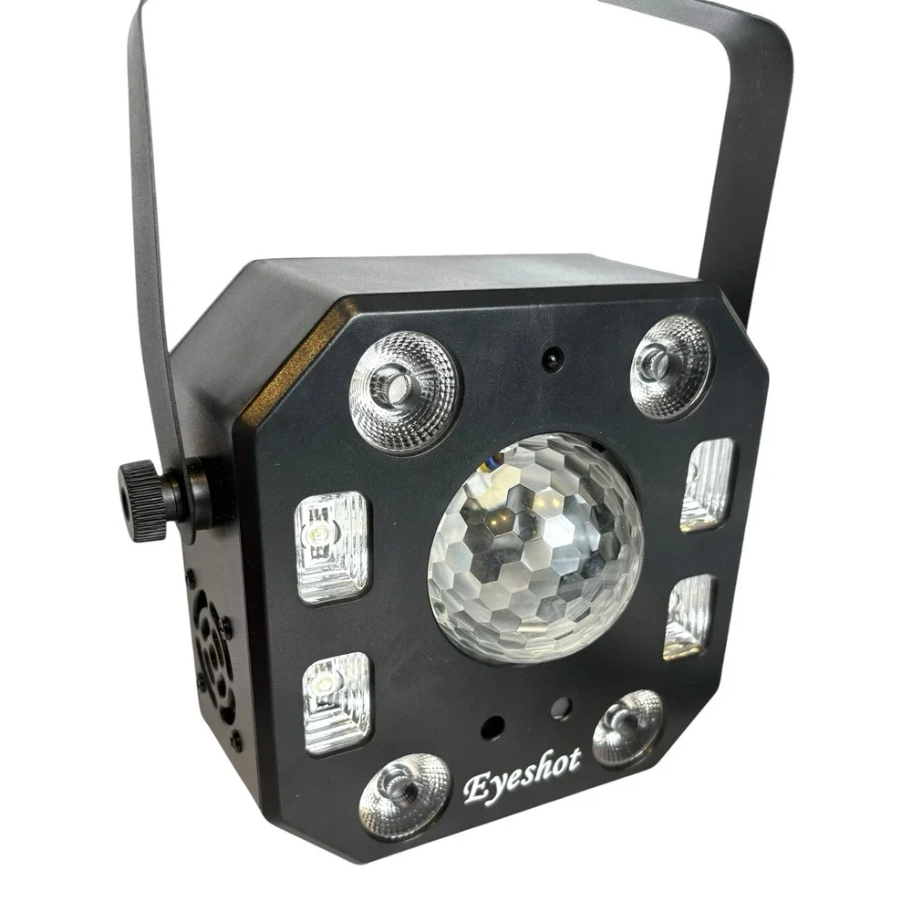 Eyeshot Disco Light DJ PAR LED Lights 5 in 1 Stage Lights with Magic Ball